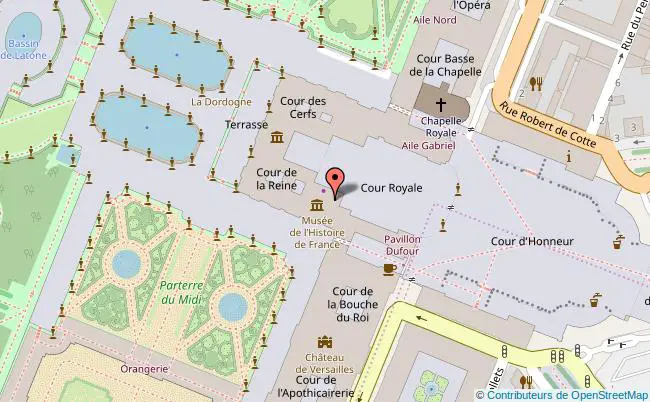 plan Parc et jardins du domaine national du château de Versailles 
