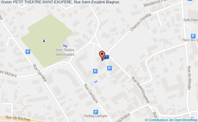 plan PETIT THÉÂTRE SAINT-EXUPÈRE, Rue Saint-Exupère 