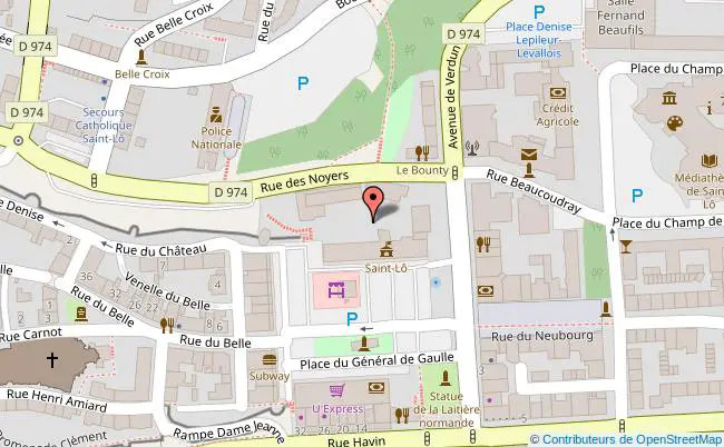 plan Place de l&#39;Hôtel-de-Ville 