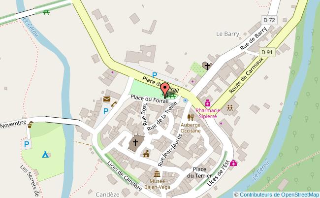plan Place du Foirail 