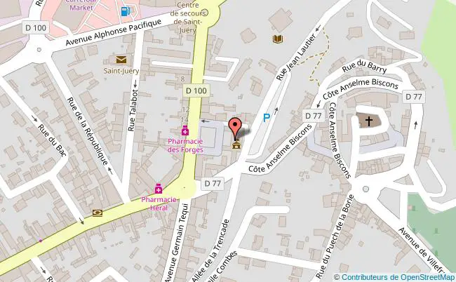 plan Place Marie-Curie 