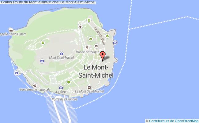 plan Route du Mont-Saint-Michel 