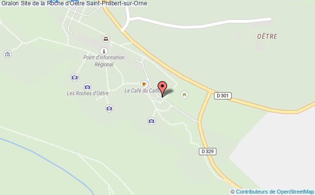 plan Site de la Roche d'Oëtre 
