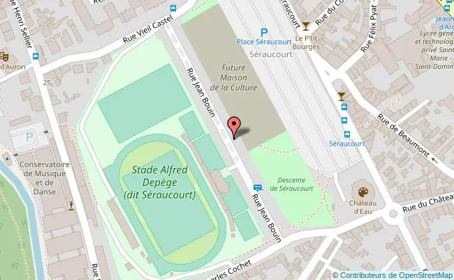 plan Stade Alfred Depege 