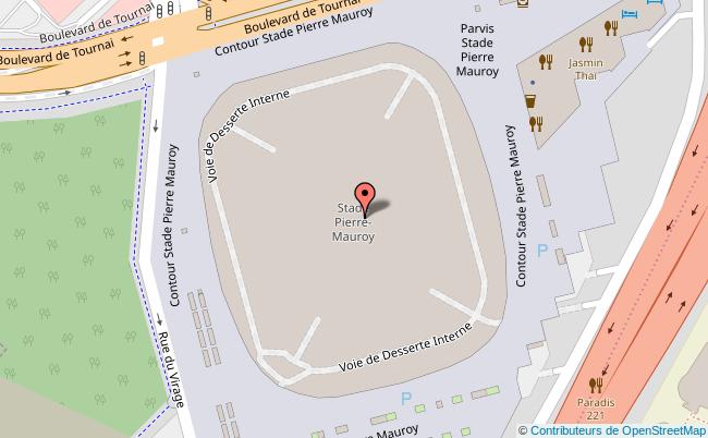 plan Stade Pierre Mauroy - Grand Stade de Lille Métropole 