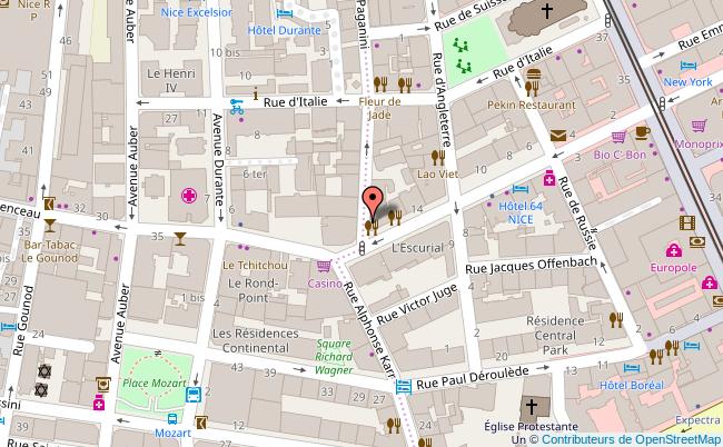 plan THEATRE DE LA CITE Nice