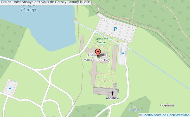 plan Hotel Abbaye Des Vaux De Cernay Cernay-la-ville