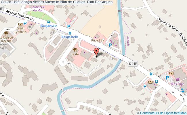 plan Hotel Adagio Access Marseille Plan-de-cuques  Plan De Cuques