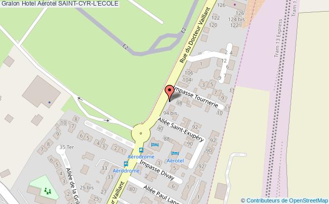 plan Hotel Aérotel SAINT-CYR-L'ECOLE