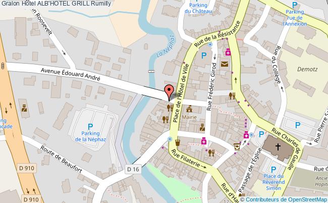 plan Alb'hotel Grill Rumilly