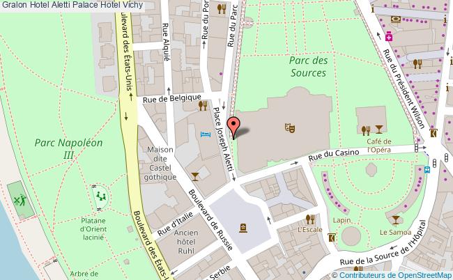 plan Aletti Palace Hotel Vichy