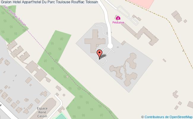 plan Appart'hotel Du Parc Toulouse Rouffiac Tolosan