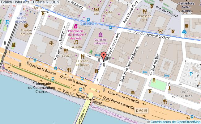 plan Hotel Arts Et Seine ROUEN