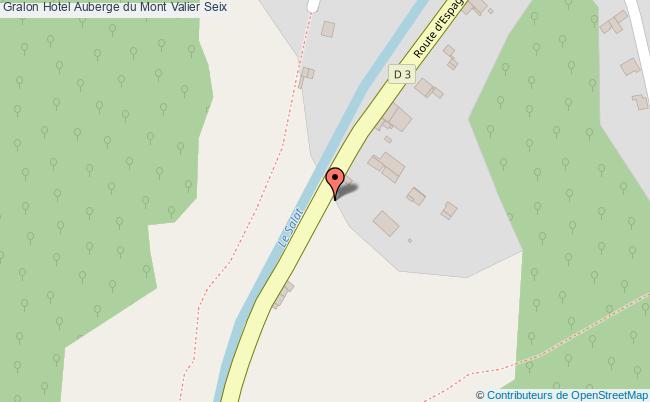 plan Hotel Auberge Du Mont Valier Seix