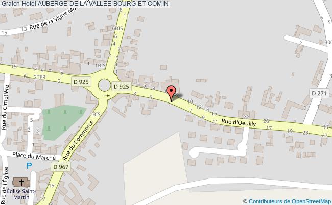 plan Hotel Auberge Du Parc Bourg-et-comin