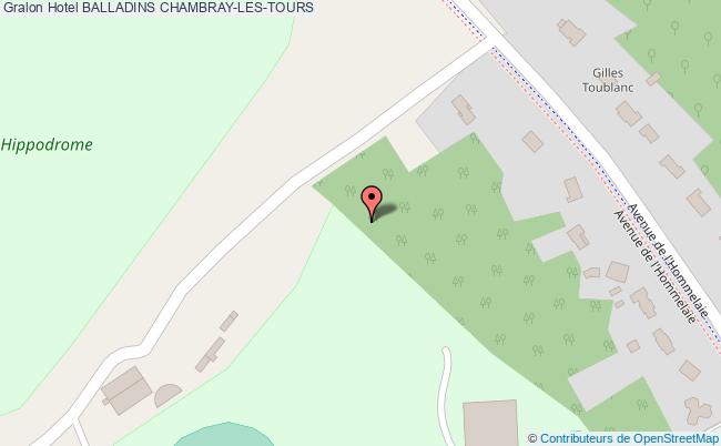 plan Hotel Balladins CHAMBRAY-LES-TOURS