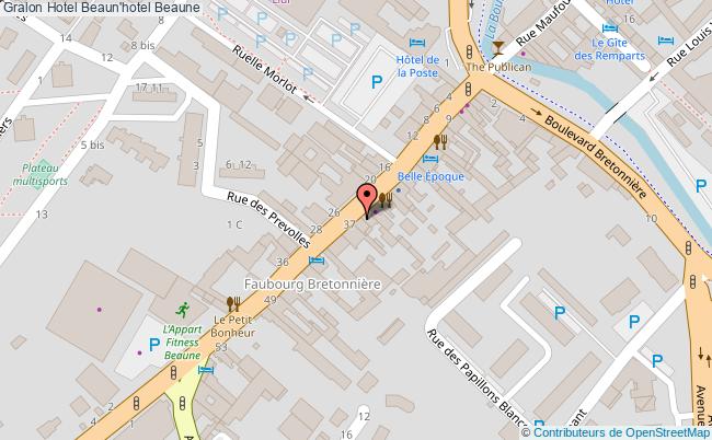 plan Beaun'hotel Beaune