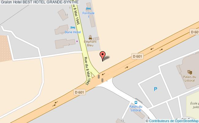 plan Best Hotel GRANDE-SYNTHE