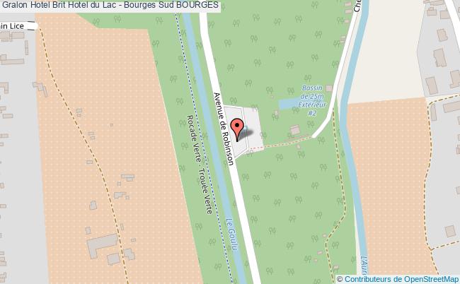 plan Brit Hotel Du Lac - Bourges Sud BOURGES