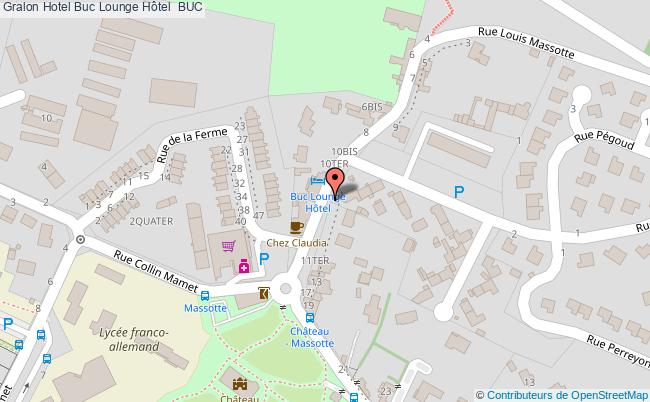 plan Buc Lounge Hôtel  BUC