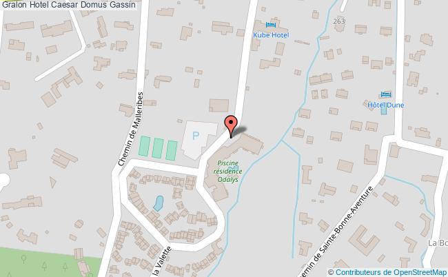 plan Hotel Caesar Domus Gassin