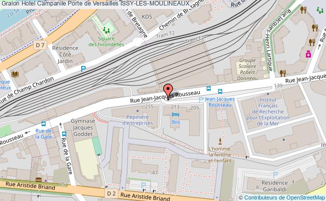 plan Hotel Campanile Porte De Versailles ISSY-LES-MOULINEAUX