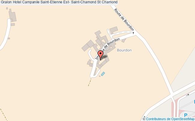 plan Hotel Campanile Saint-etienne Est- Saint-chamond St Chamond