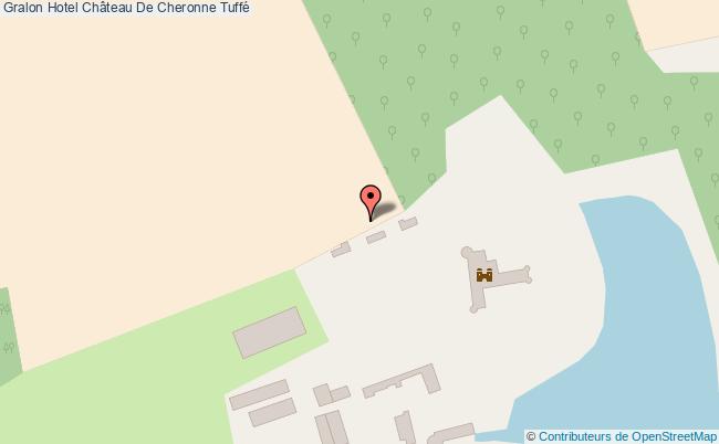 plan Hotel Château De Cheronne Tuffé