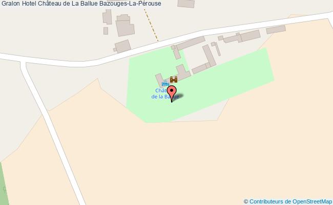 plan Hotel Château De La Ballue Bazouges-La-Pérouse