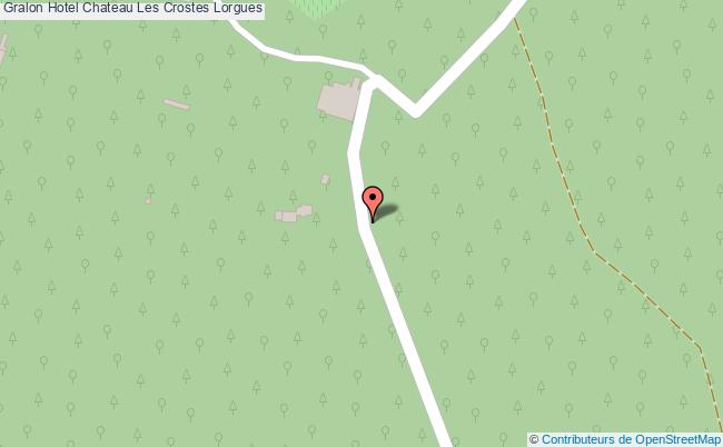 plan Hotel Chateau Les Crostes Lorgues