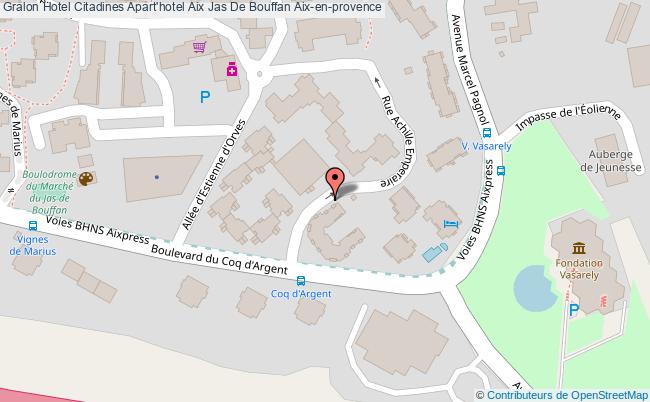 plan Citadines Apart'hotel Aix Jas De Bouffan Aix-en-provence