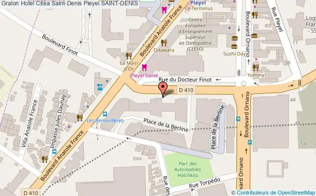 plan Résidence Citéa Saint-denis Pleyel SAINT-DENIS