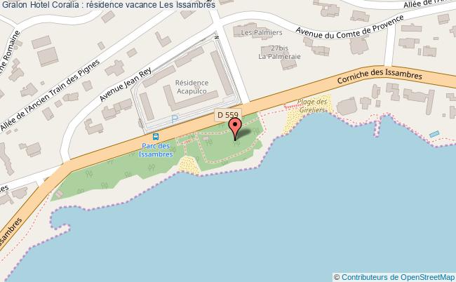 plan Coralia : Résidence Vacance Les Issambres