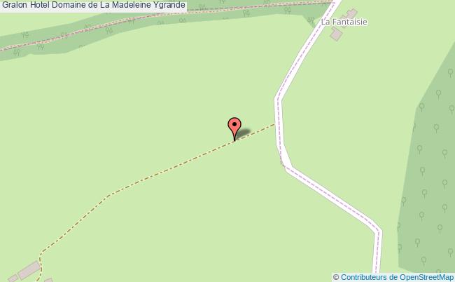 plan Hotel Domaine De La Madeleine Ygrande
