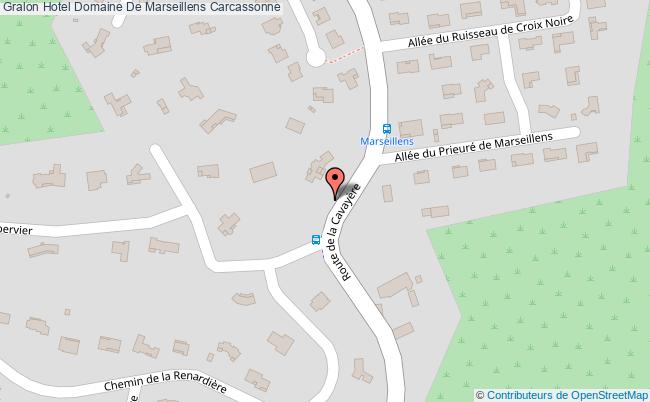 plan Hotel Domaine De Marseillens Carcassonne