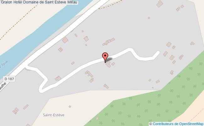 plan Hotel Domaine De Saint Esteve Millau