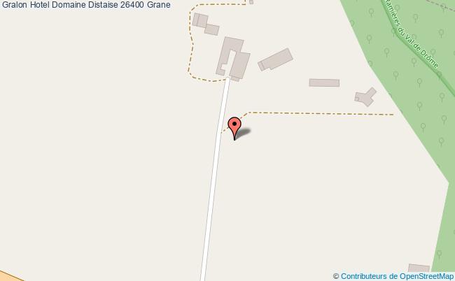 plan Hotel Domaine Distaise 26400 Grane