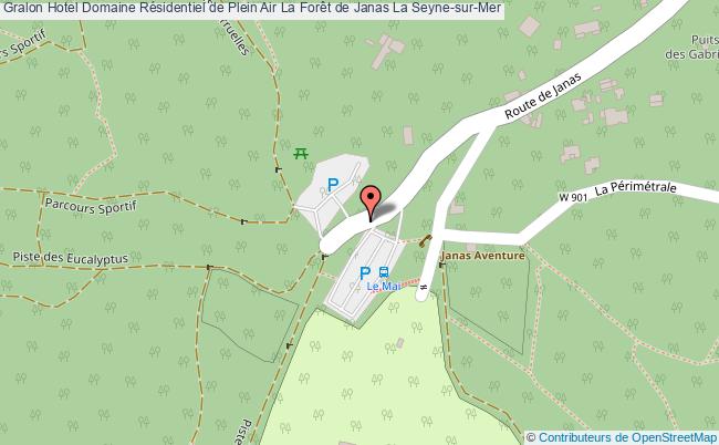 plan Résidence Domaine Résidentiel De Plein Air La Forêt De Janas La Seyne-sur-Mer