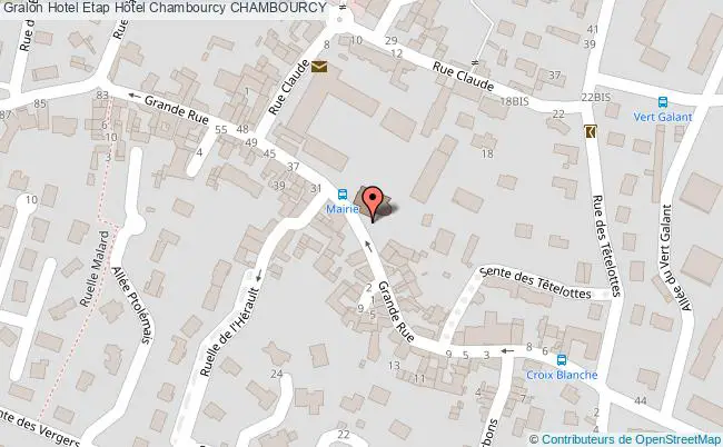 plan Etap Hôtel Chambourcy CHAMBOURCY