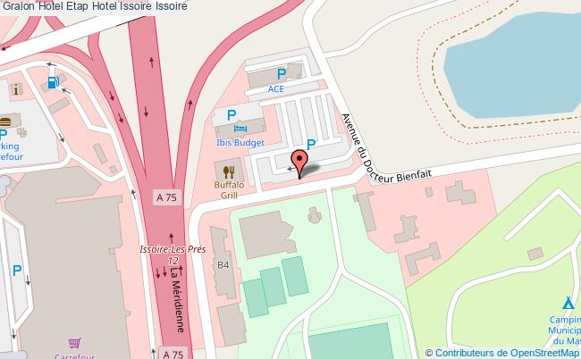 plan Etap Hotel Issoire Issoire