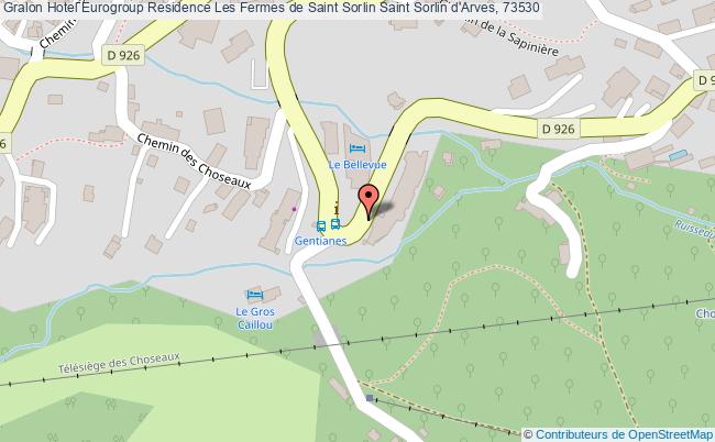plan Eurogroup Residence Les Fermes De Saint Sorlin Saint Sorlin d'Arves, 73530