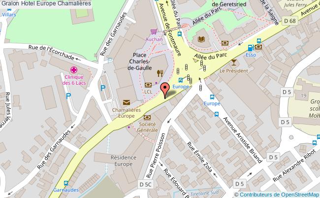 plan Hotel Europe Chamalières