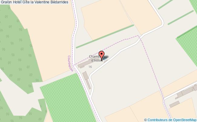 plan Résidence Gîte La Valentine Bédarrides