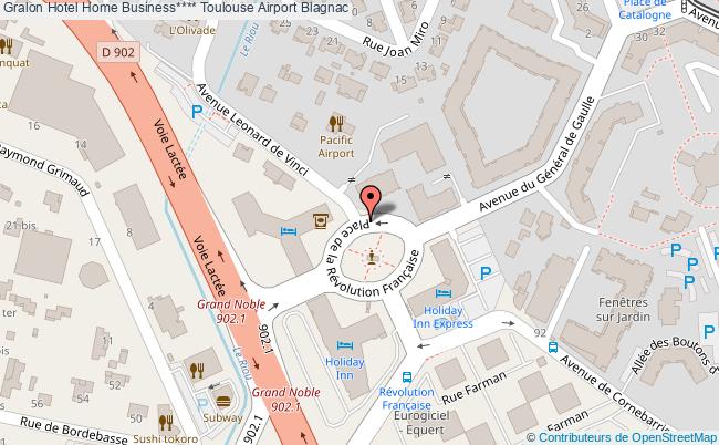 plan Hotel Home Business**** Toulouse Airport Blagnac