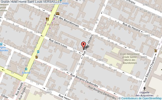 plan Hotel Home Saint Louis VERSAILLES