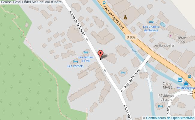 plan Hôtel Altitude Val-d'Isère