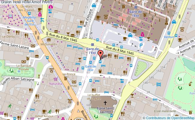 plan Hôtel Amiot PARIS