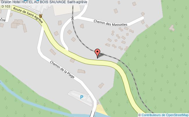 plan Hotel Au Bois Sauvage Saint-agrève