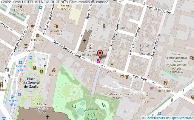 plan Hotel Au Nom De Jesus Saint-romain-de-colbosc