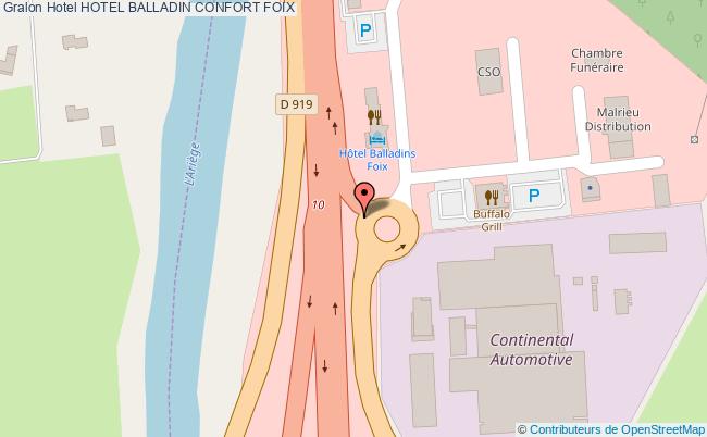 plan Hotel Balladin Confort FOIX